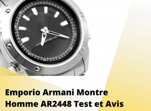 Emporio Armani Montre Homme AR2448 Test et Avis - montre - Armani - test - Tu montres